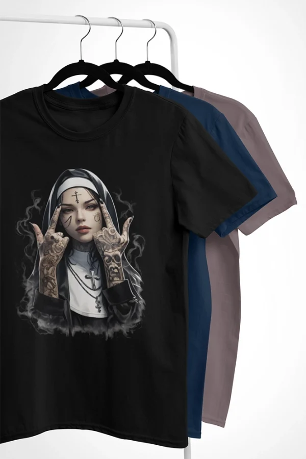 принт Nun Tattoo