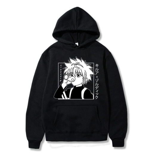 Худі чорний PrintBro Аніме Killua