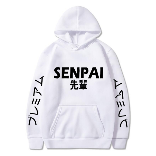 Худі білий PrintBro Аніме SENPAI
