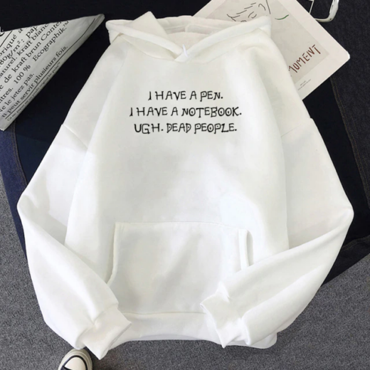 Худі білий PrintBro Аніме dead people