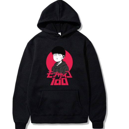 Худі чорний PrintBro Аніме Mob Psycho Manga