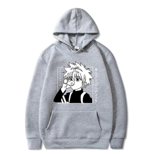 Худі сірий PrintBro Аніме Killua Eyes Killua