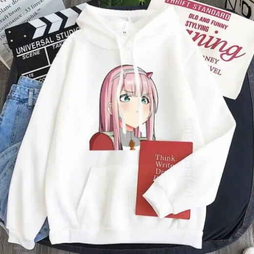 Толстовка белая PrintBro аниме think