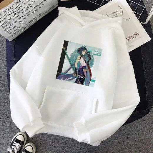 Толстовка біла PrintBro аніме Hisoka