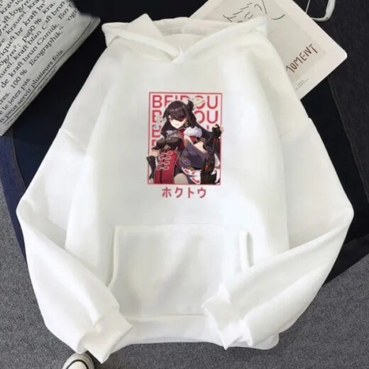 Толстовка біла PrintBro аніме Kurapika
