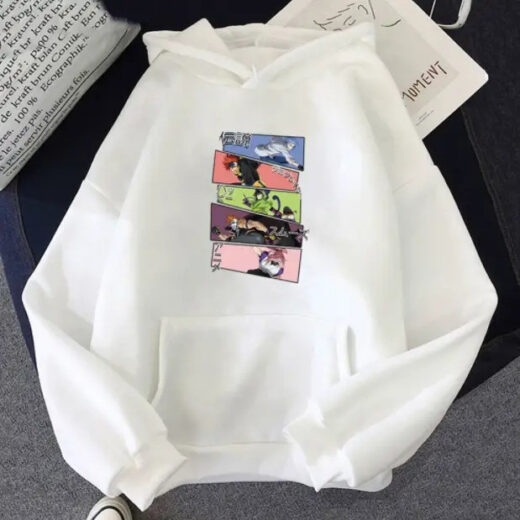 Толстовка біла PrintBro аніме Hisoka Kurapika