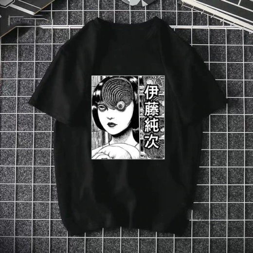 Футболка чорна PrintBro Аніме Power Hunter HxH