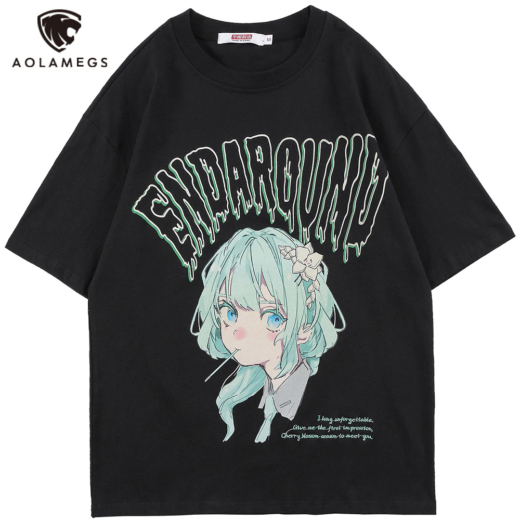 Футболка чорна PrintBro Аніме ENDAROUND