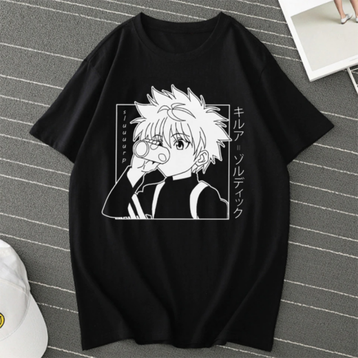 Футболка чорна PrintBro Аніме Akatsuki НхН