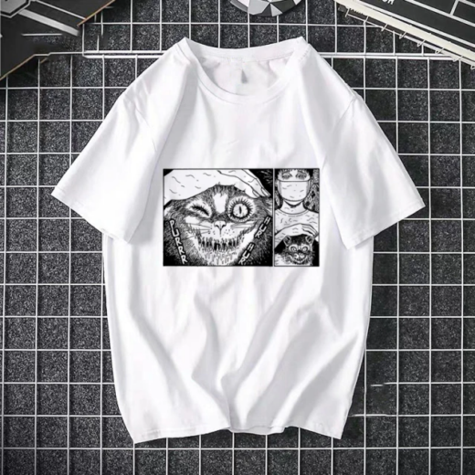 Футболка біла PrintBro Аніме стиль HUNTER