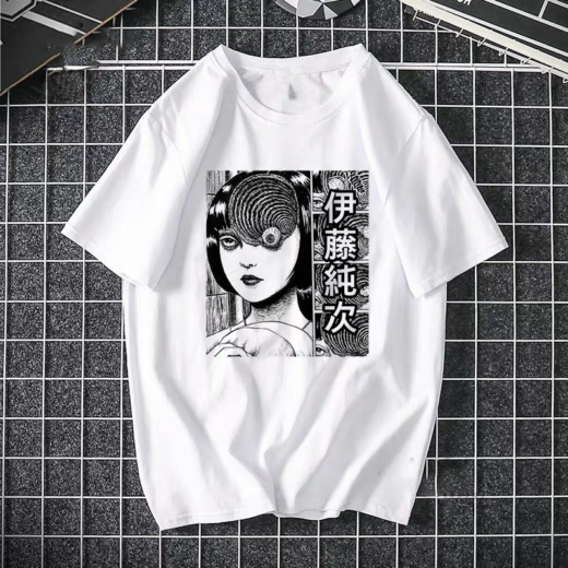 Футболка біла PrintBro Аніме ZSIIBO