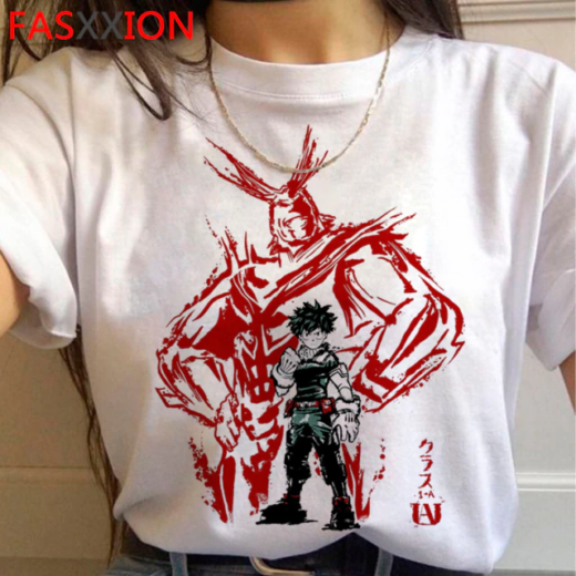 Футболка біла PrintBro Аніме Darling red