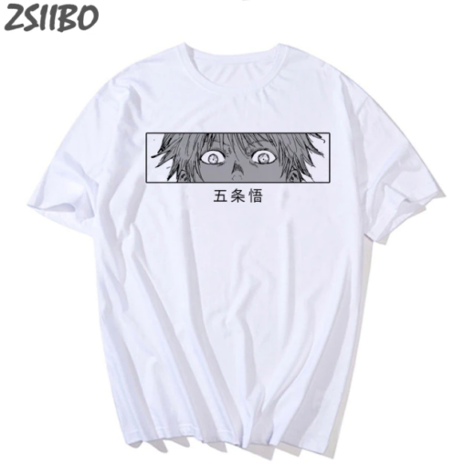 Футболка біла PrintBro Аніме zero one Харадзюку