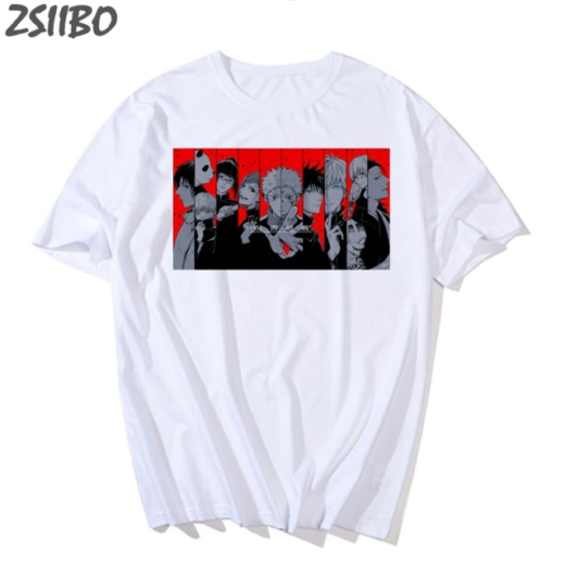 Футболка біла PrintBro Аніме zero one Харадзюку