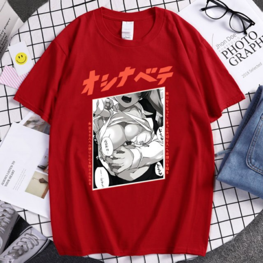 Футболка червона PrintBro Аніме UZUMAKI