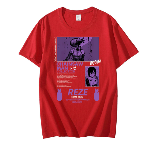 Футболка червона PrintBro Аніме Killua