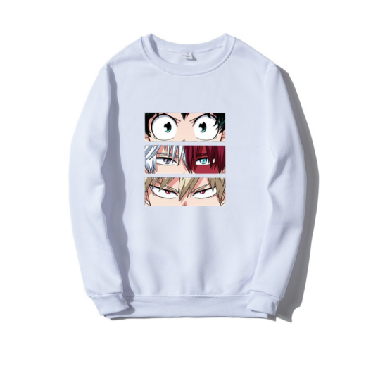 Світшот білий PrintBro Аніме Killua Eyes Killua