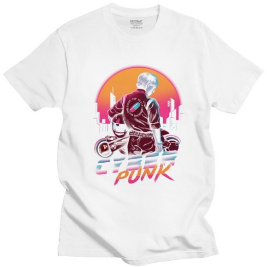 Футболка біла PrintBro Манга Akira Neo Tokyo