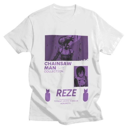 Футболка біла PrintBro Аніме REZE