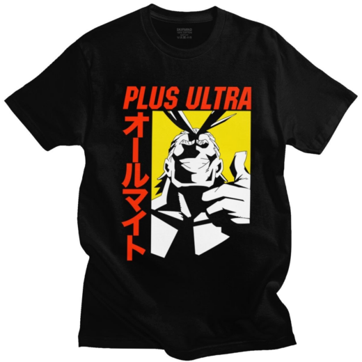 Футболка чорна PrintBro Аніме Genshin
