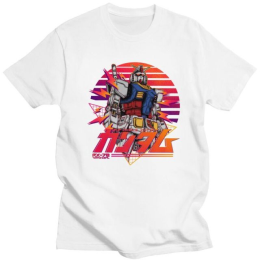 Футболка біла PrintBro Аніме RX-78