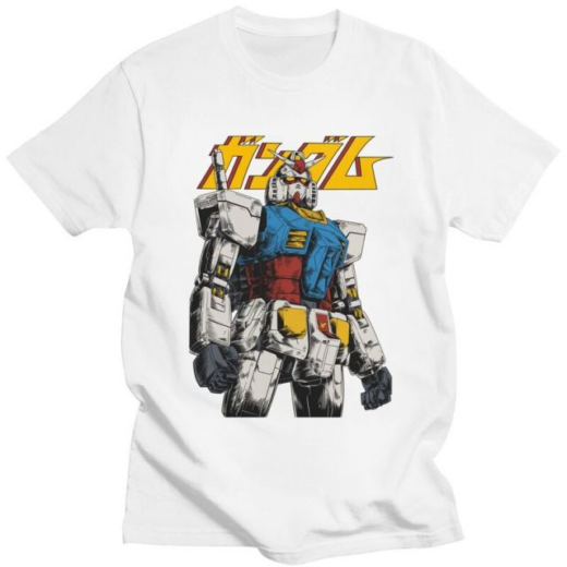 Футболка біла PrintBro Аніме RX 78 Gundam