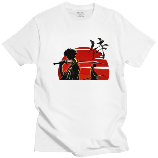 Футболка біла PrintBro Аніме Merch Clothing