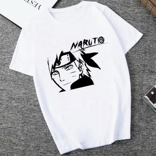 Футболка біла PrintBro Аніме. Anime vol. 02 Naruto