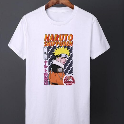 Футболка біла PrintBro Аніме. Anime vol. 11 Naruto Shippuden