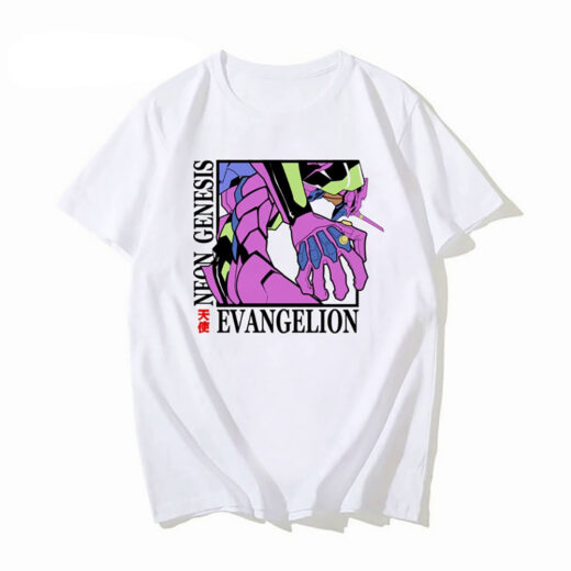 Футболка біла PrintBro Аніме. Anime vol. 33 EVANGELION