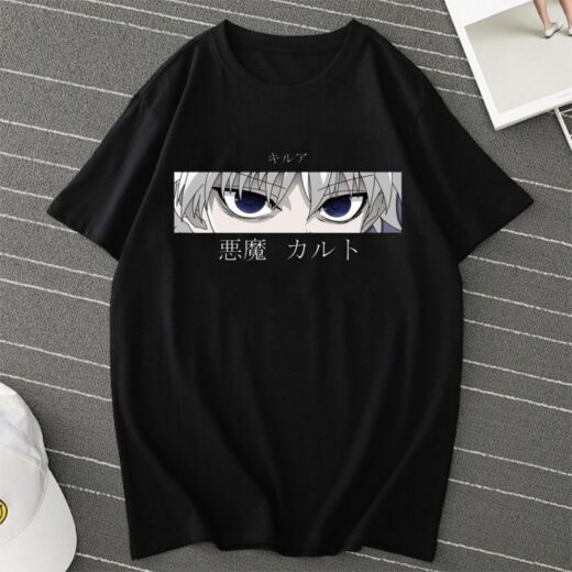 Футболка чорна PrintBro Аніме. Anime vol. 49