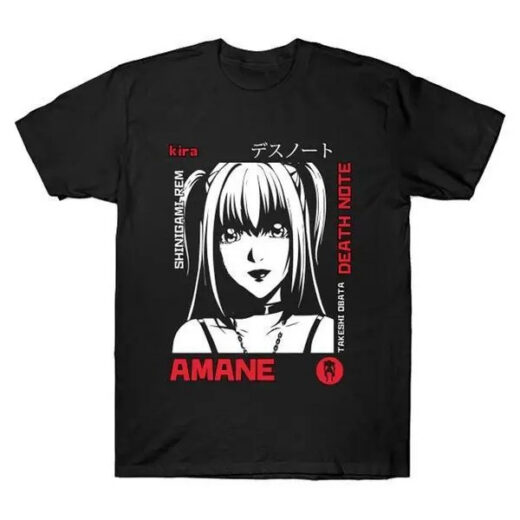 Футболка черная PrintBro аниме Міса Амане