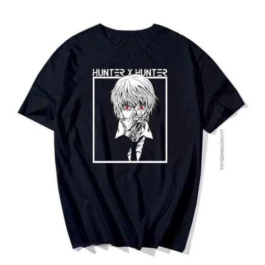 Футболка чорна PrintBro аніме Hunter X Hunter