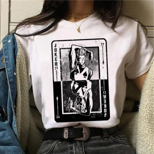 Футболка біла PrintBro аніме Хiсока принт
