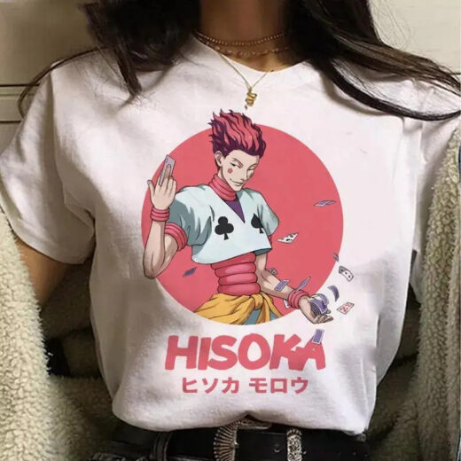 Футболка біла PrintBro аніме Хисока харадзюку