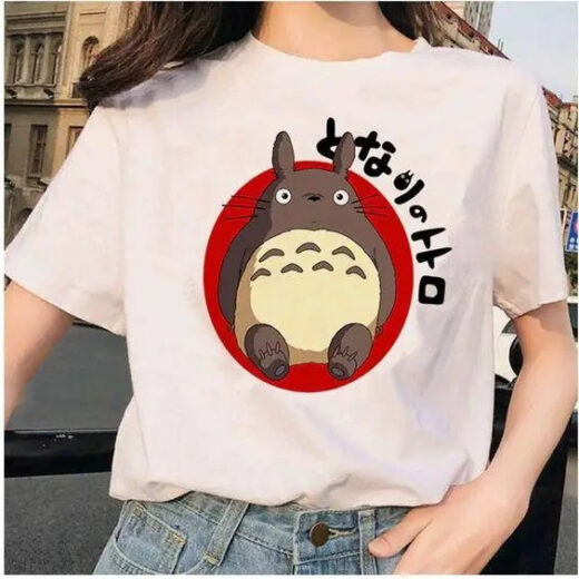 Футболка біла PrintBro аніме Тоторо