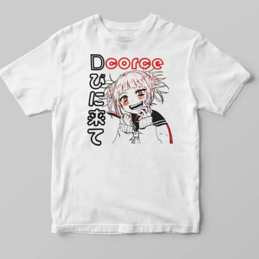 Футболка біла PrintBro аніме Anime-Cute-cool-girl