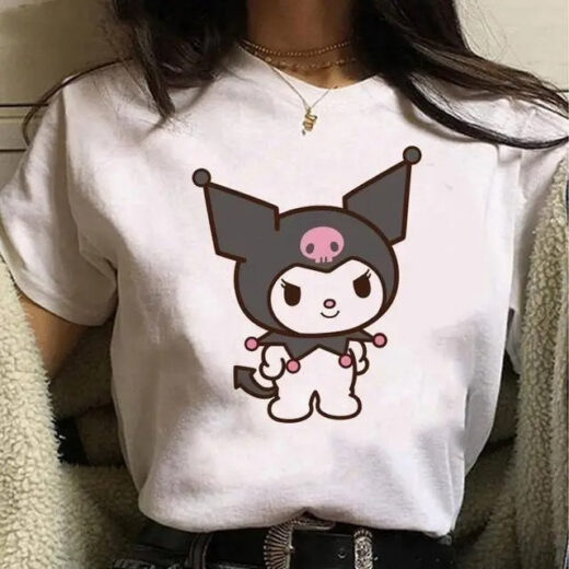 Футболка біла PrintBro аніме Kuromi