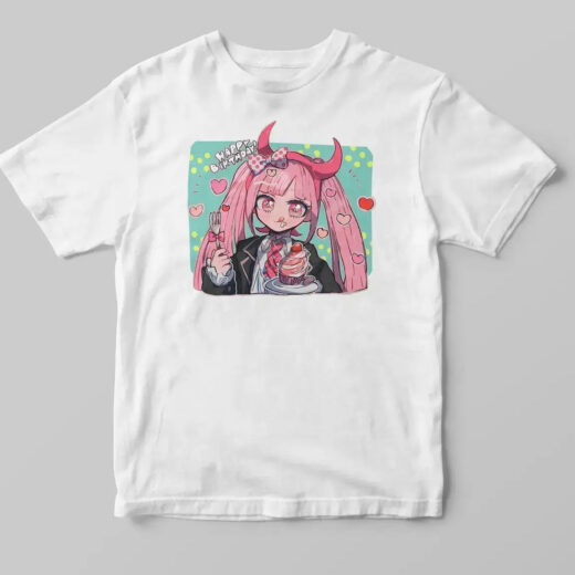 Футболка біла PrintBro аніме Anime 55