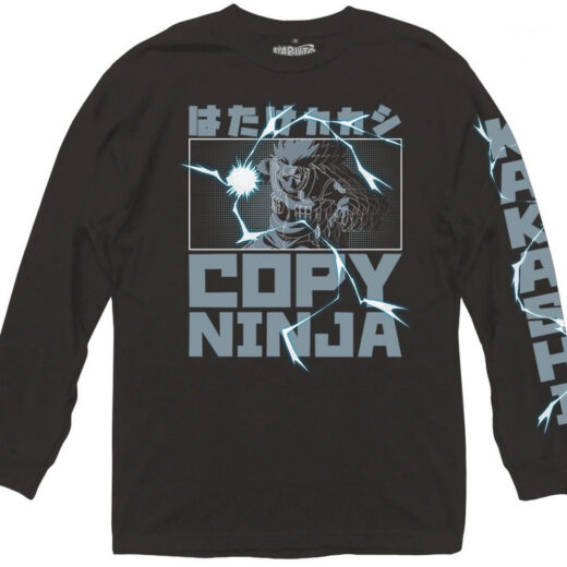 Світшот чорний PrintBro аніме Naruto Shippuden Chidori