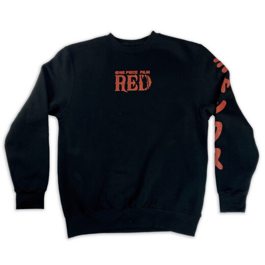Світшот чорний PrintBro аніме One Piece Film Red - Shanks Crew