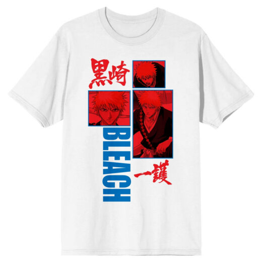 Футболка біла PrintBro аніме BLEACH - Ichigo Panels