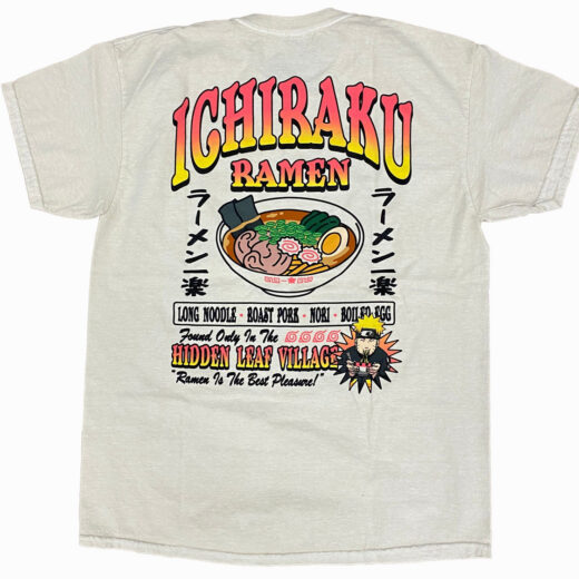 Футболка біла PrintBro аніме Naruto Shippuden - Ichiraku Ramen