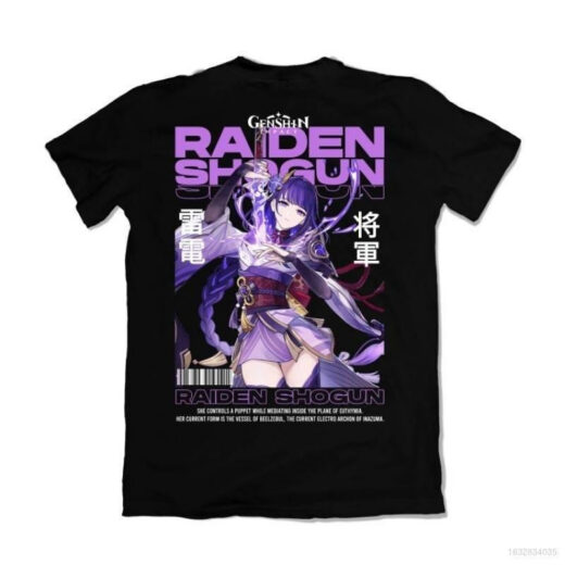 Футболка PrintBro аніме Raiden Shogun