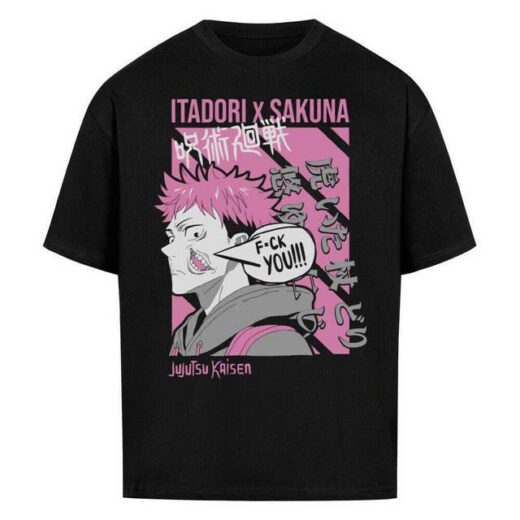 Футболка PrintBro з принтом Y2k Jujutsu Kaisen x F*ck You