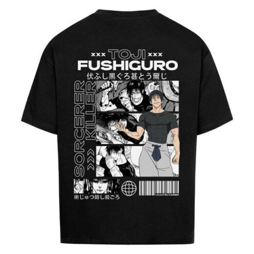Футболка PrintBro з принтом Y2k Jujuitsu Kaisen x Toji x Street