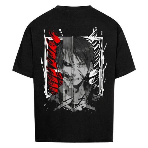 Футболка PrintBro з принтом Y2k Eren x Titan