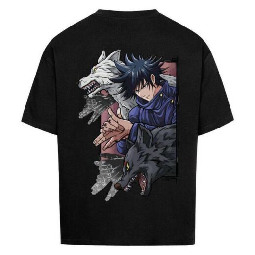 Футболка PrintBro з принтом Y2k Jujutsu Kaisen x Megumi Wolfs