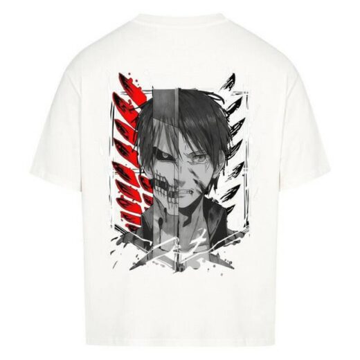 Футболка PrintBro з принтом Y2k Eren x Titan