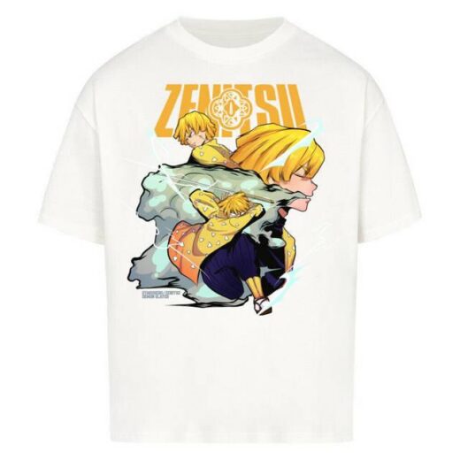 Футболка PrintBro з принтом Y2k ZENITSU X DEMON SLAYER